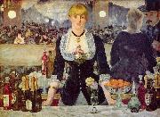 Edouard Manet Bar in den Folies-Bergere oil painting